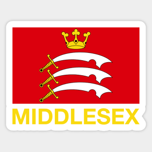 Middlesex County Flag - England Sticker